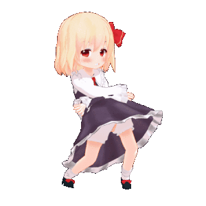 Anime girl dancing